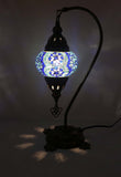 Handcrafted Mosaic Tiffany Curves/ Swan Table Lamp  048